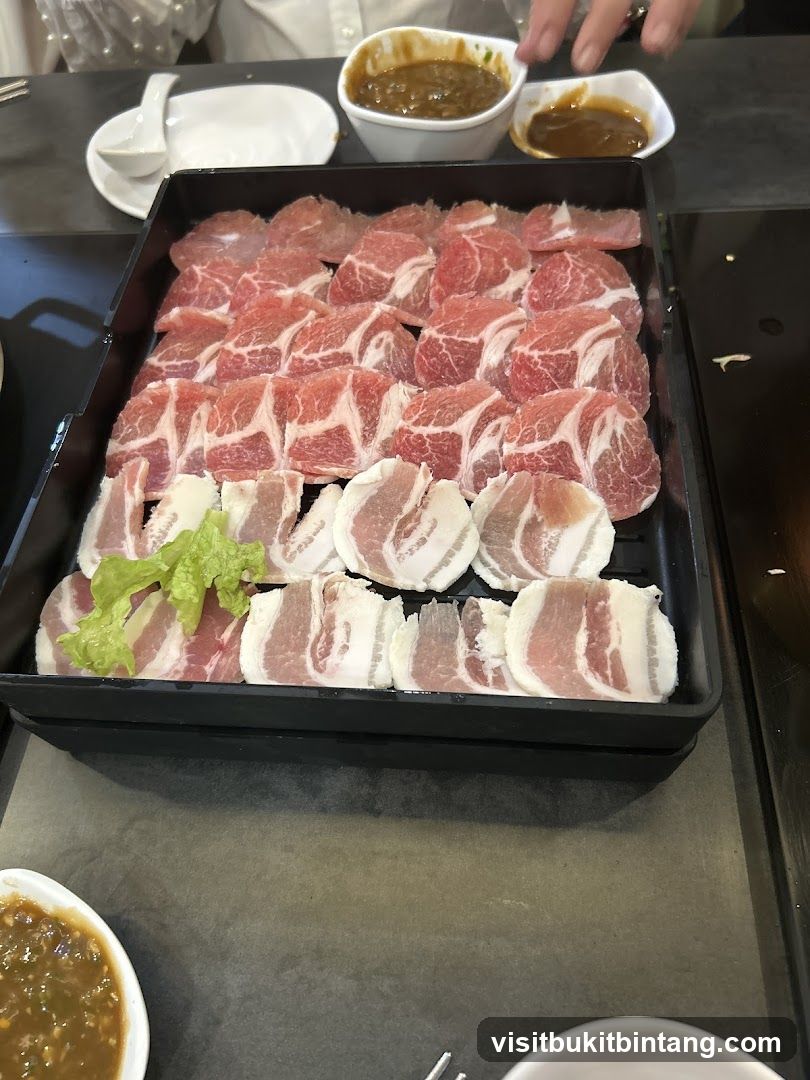 Assorted Sliced Meats and Dips