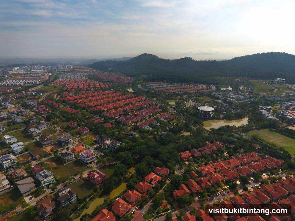 Aerial View of a Suburban Neighborhood