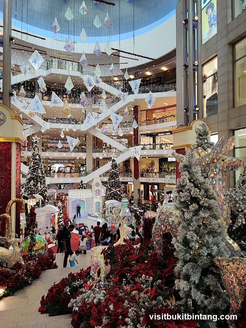 Christmas Decorations in a Shopping Mall