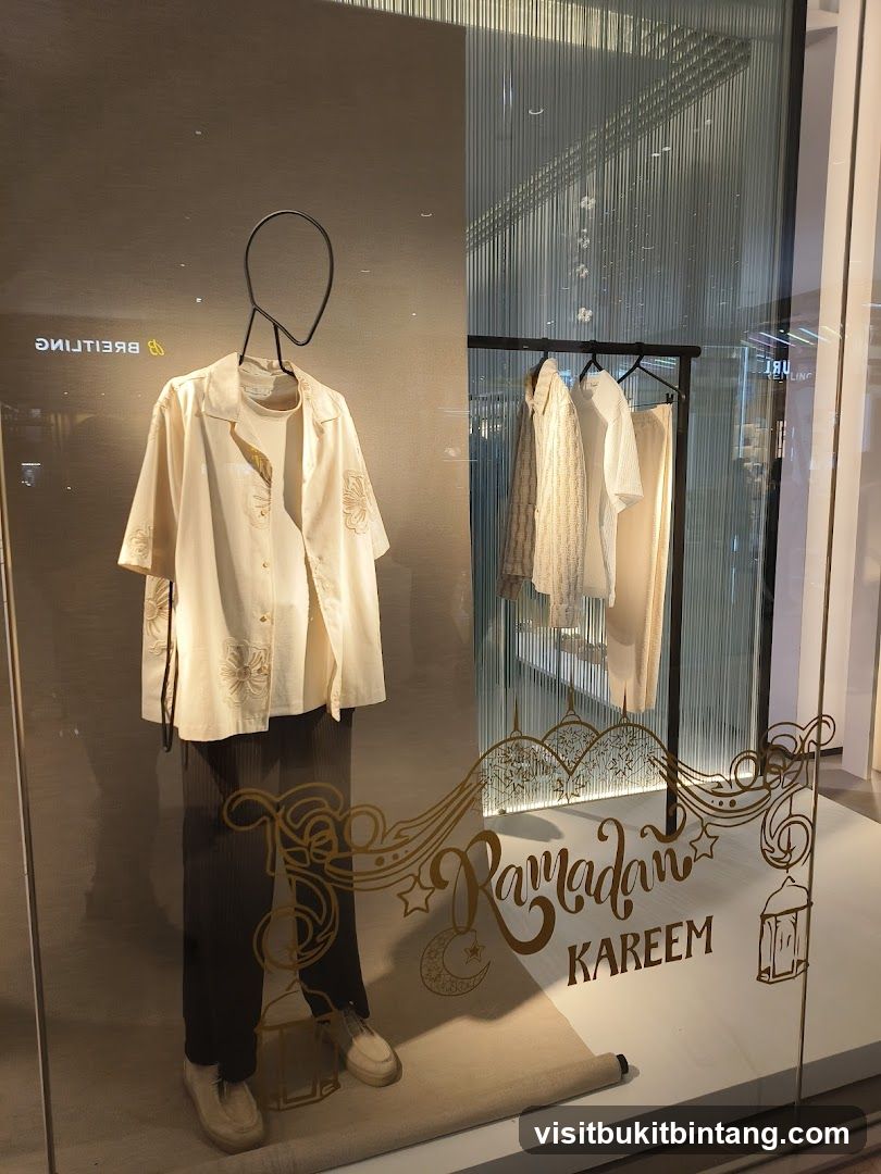 Ramadan Kareem Window Display