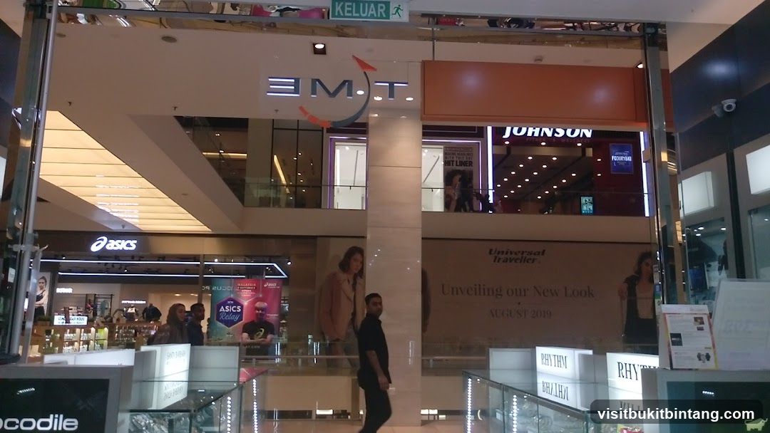 Mall Interior with Storefronts