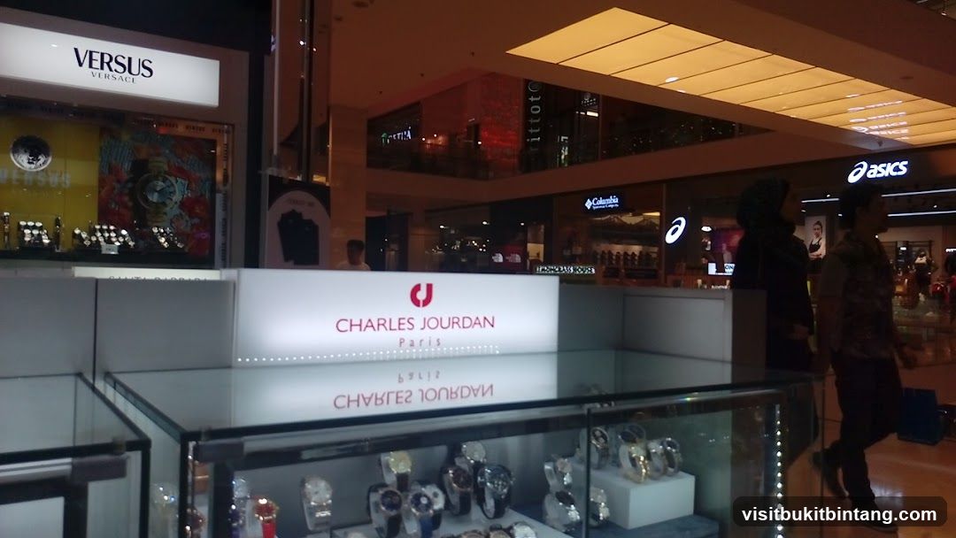 Mall Interior with Storefronts