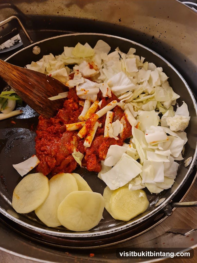 Dak Galbi Preparation