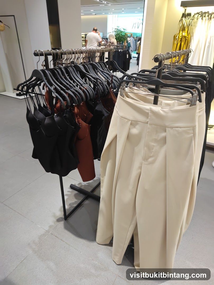 Clothing Display in Store