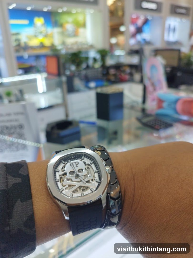 Skeleton Watch on Wrist