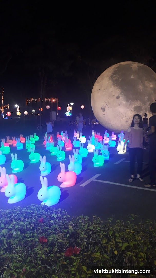 Moon and Rabbit Lantern Display