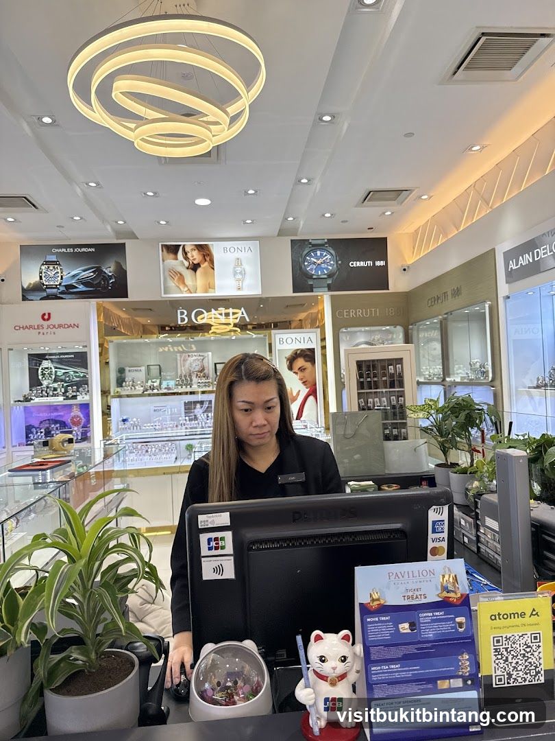 Watch Store Counter