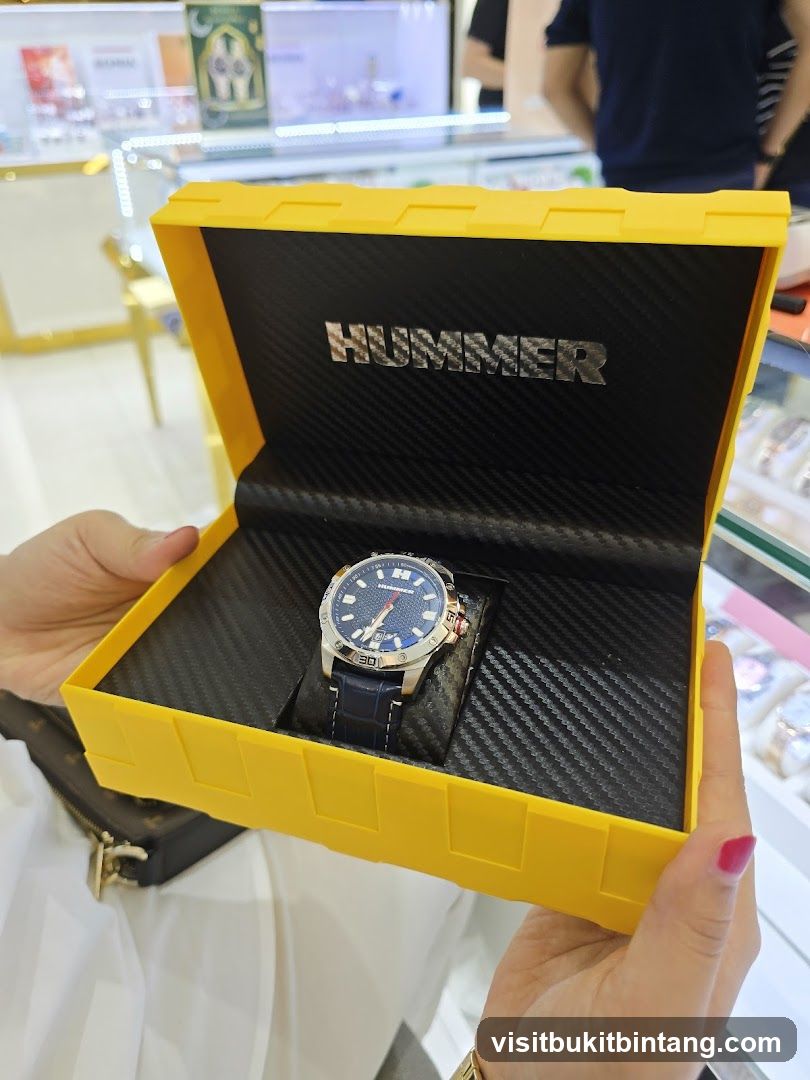 Hummer Watch in Yellow Box