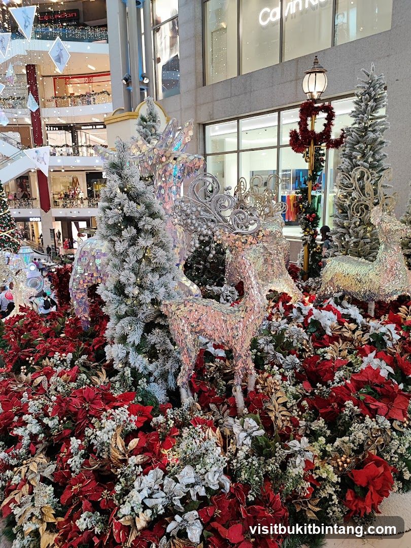 Christmas Decorations in a Mall