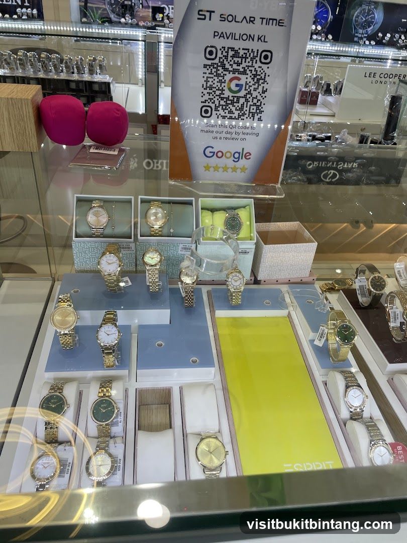 Watch Display with QR Code