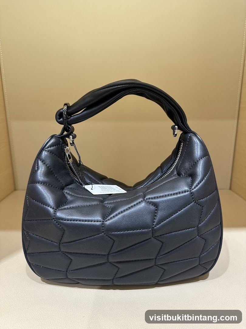 Black Quilted Handbag