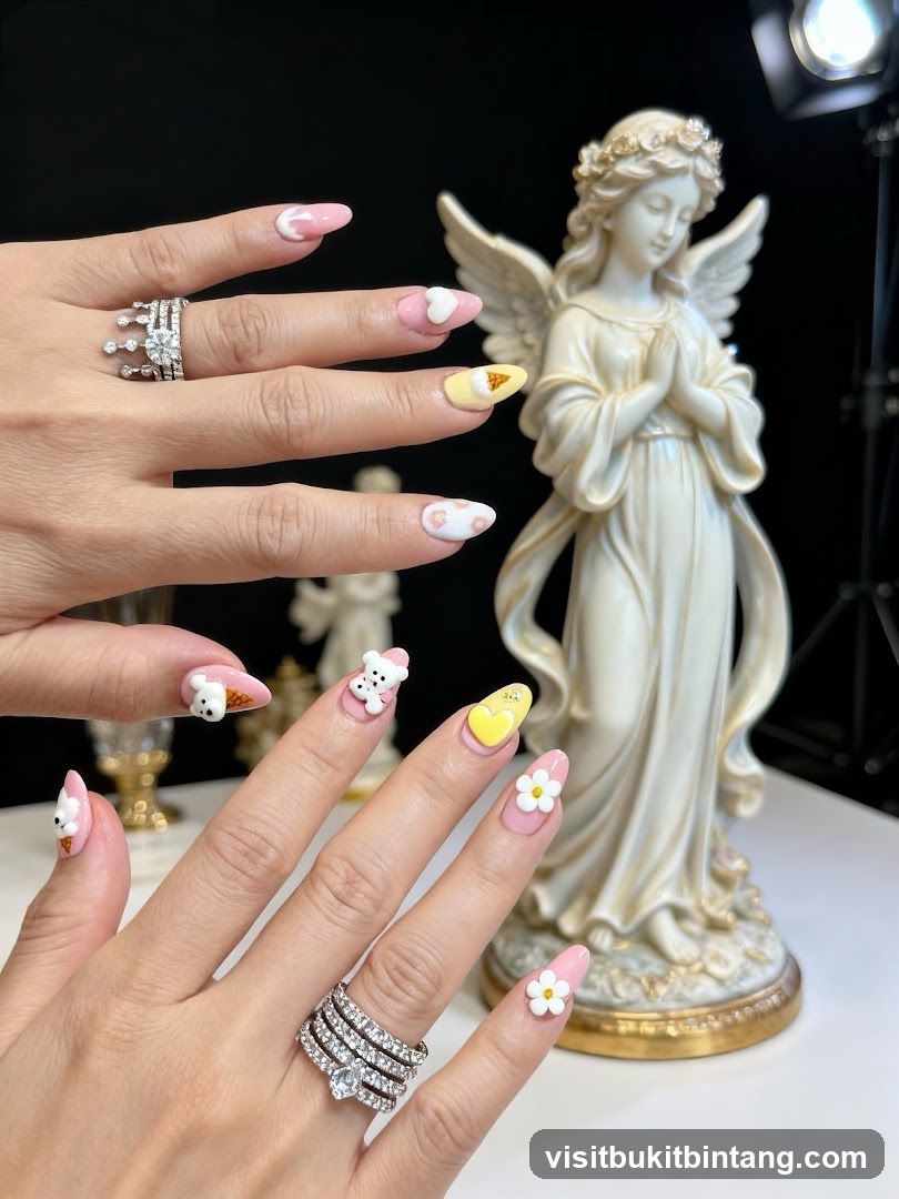 Nail Art with Cute Designs