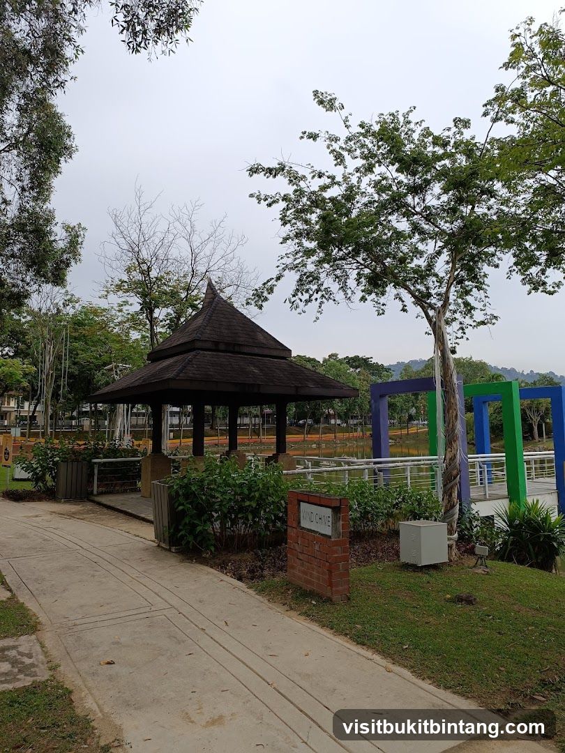 Park Gazebo and Lake