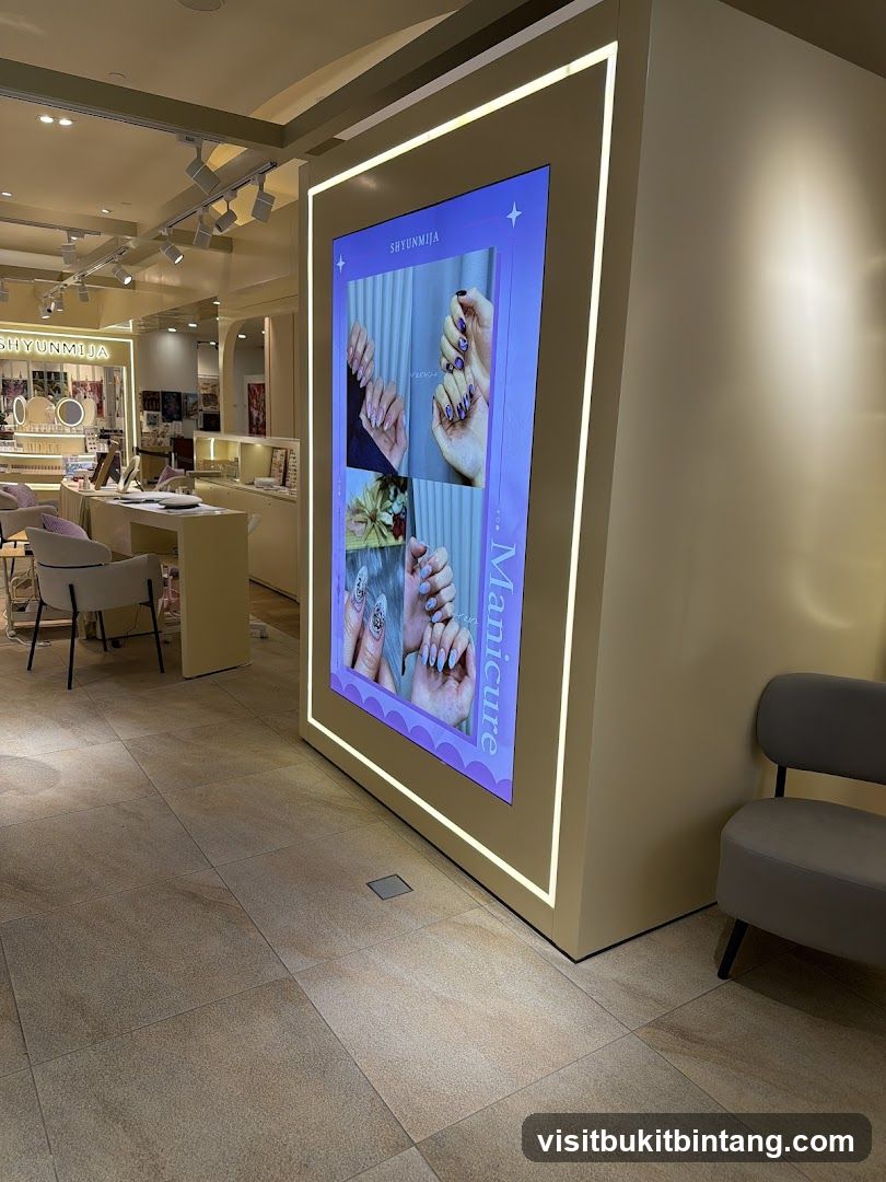 Digital Display of Manicure Designs