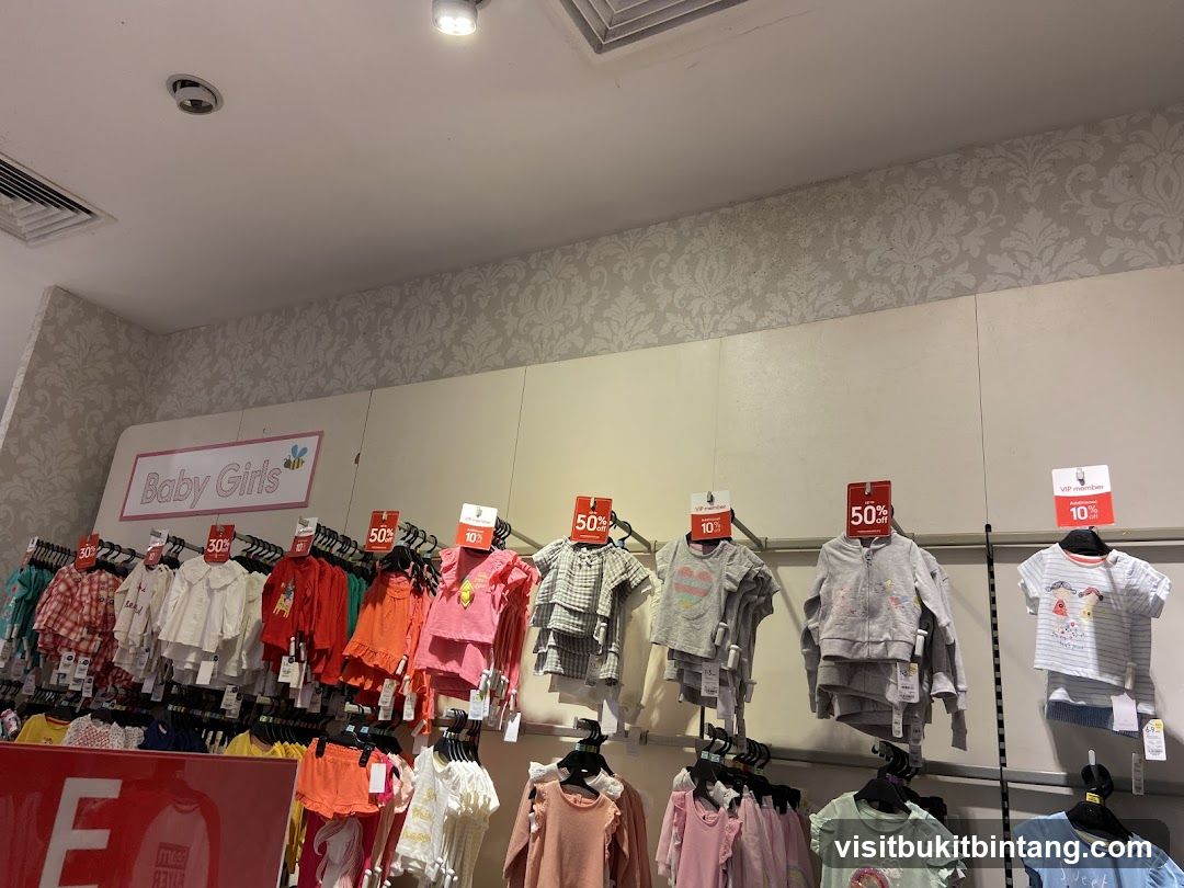 Baby Girls Clothing Display