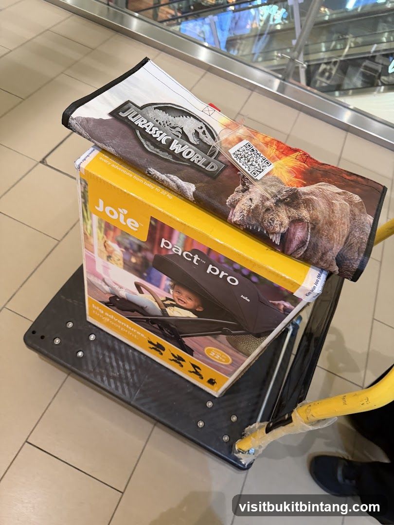 Jurassic World and Joie Pact Pro Stroller