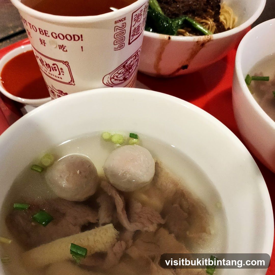 Noodle Soup and Tea