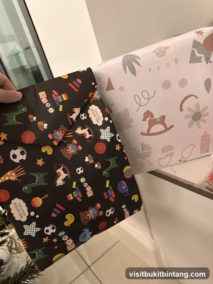 Baby Themed Gift Wrap