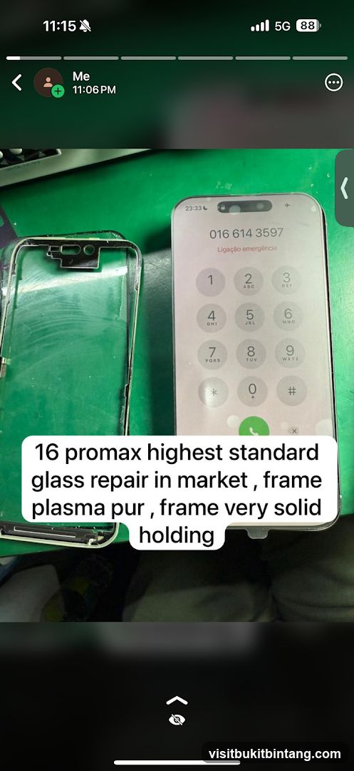 Phone repair advertisement