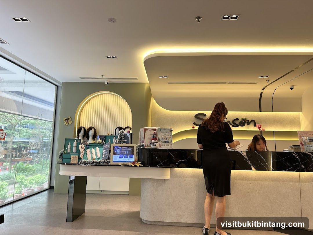 Salon Reception Area
