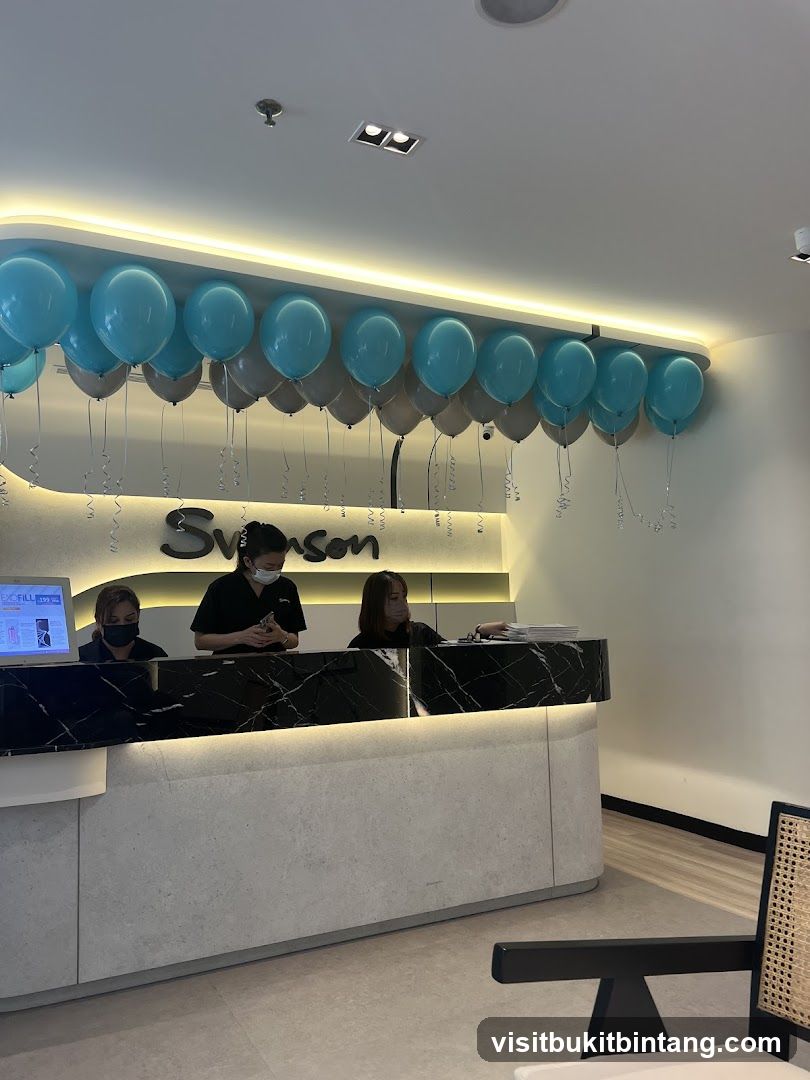 Reception Area with Balloons