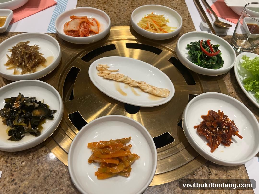 Assortment of Korean Side Dishes