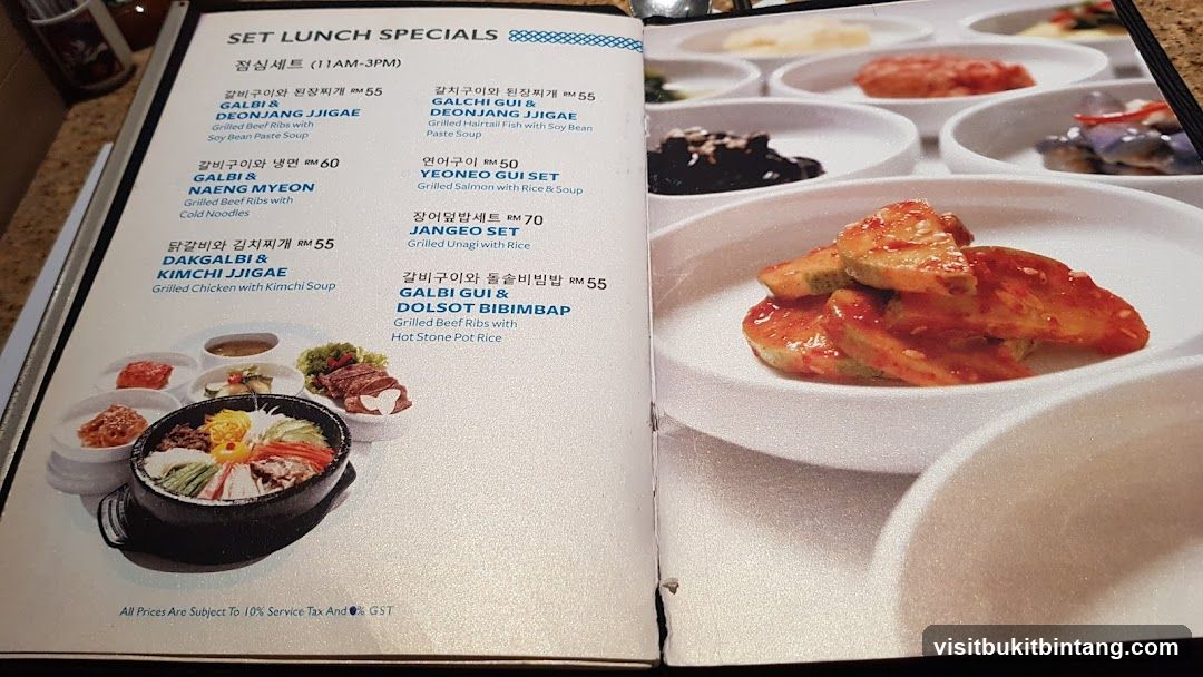 SET LUNCH SPECIALS