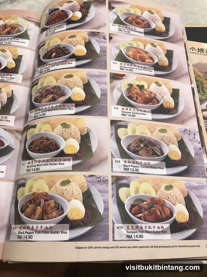 Menu Page