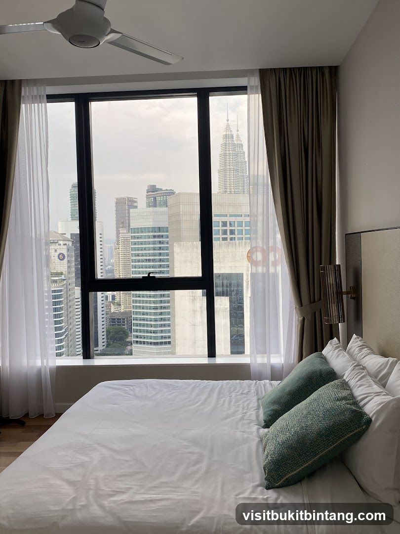 Bedroom with City View