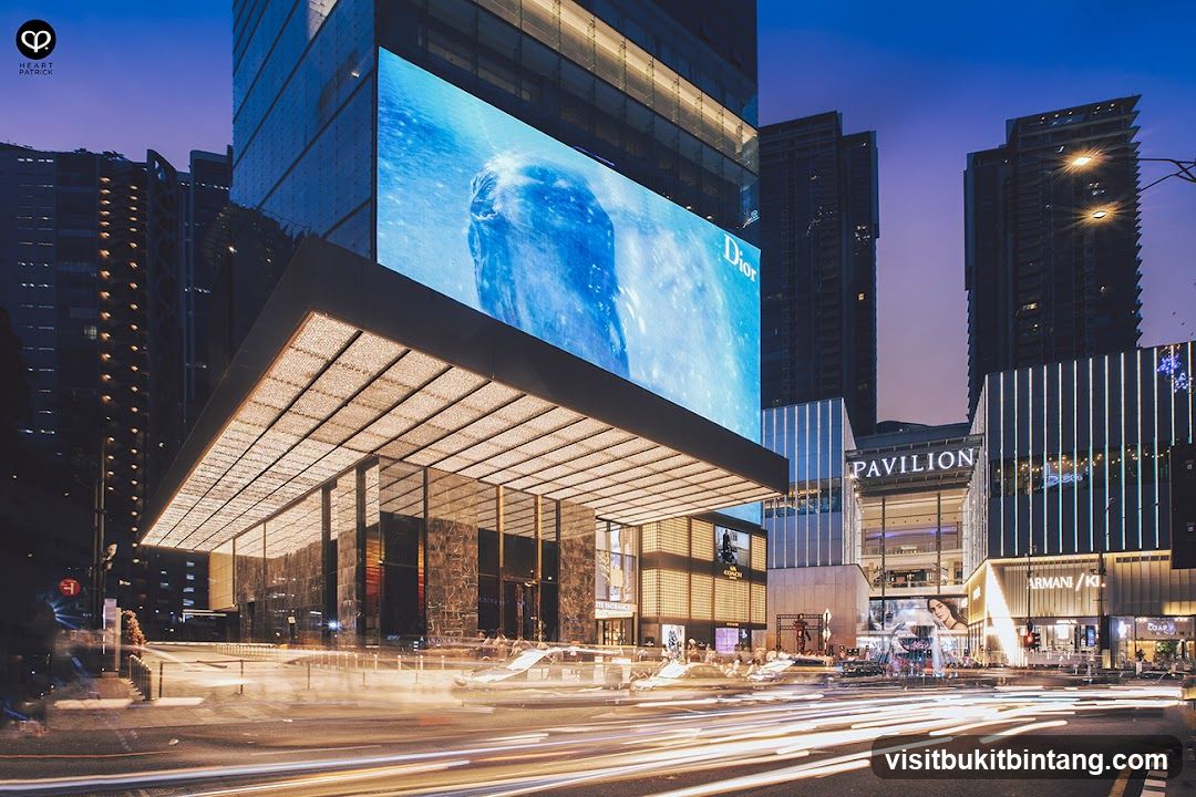 Dior Advertisement on Pavilion Building