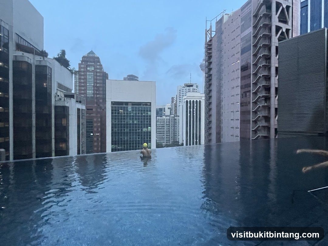 Infinity Pool with Cityscape