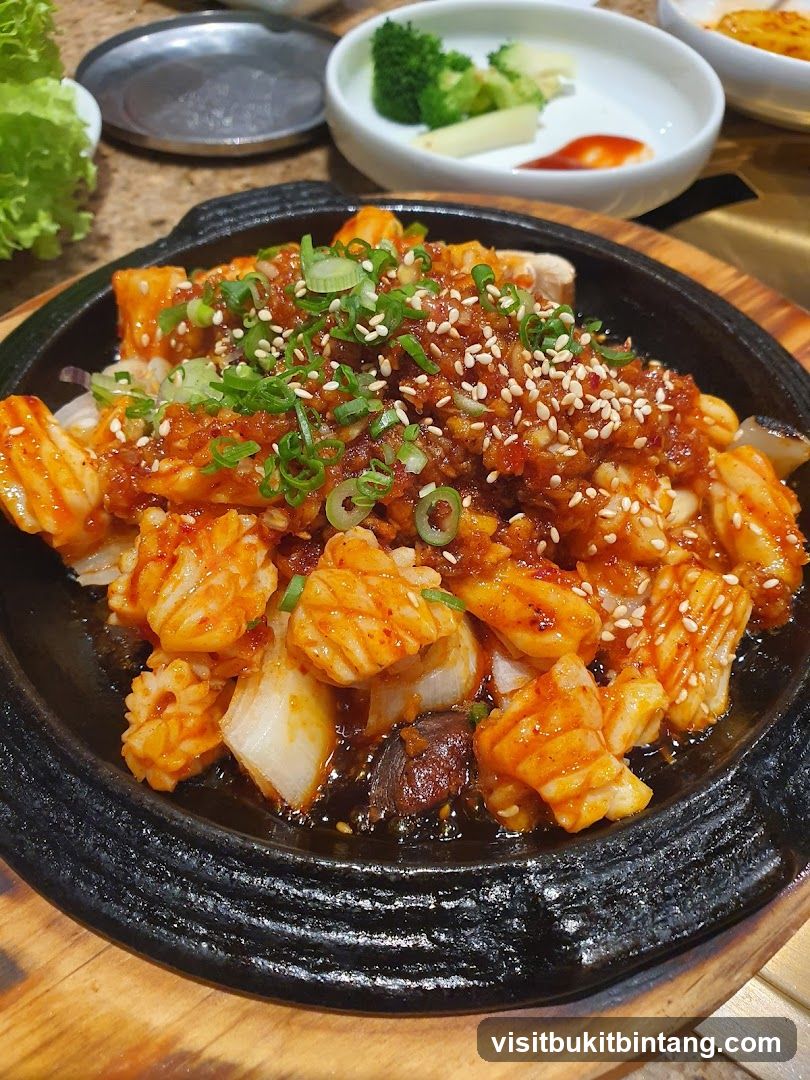 Spicy Stir-Fried Squid Dish