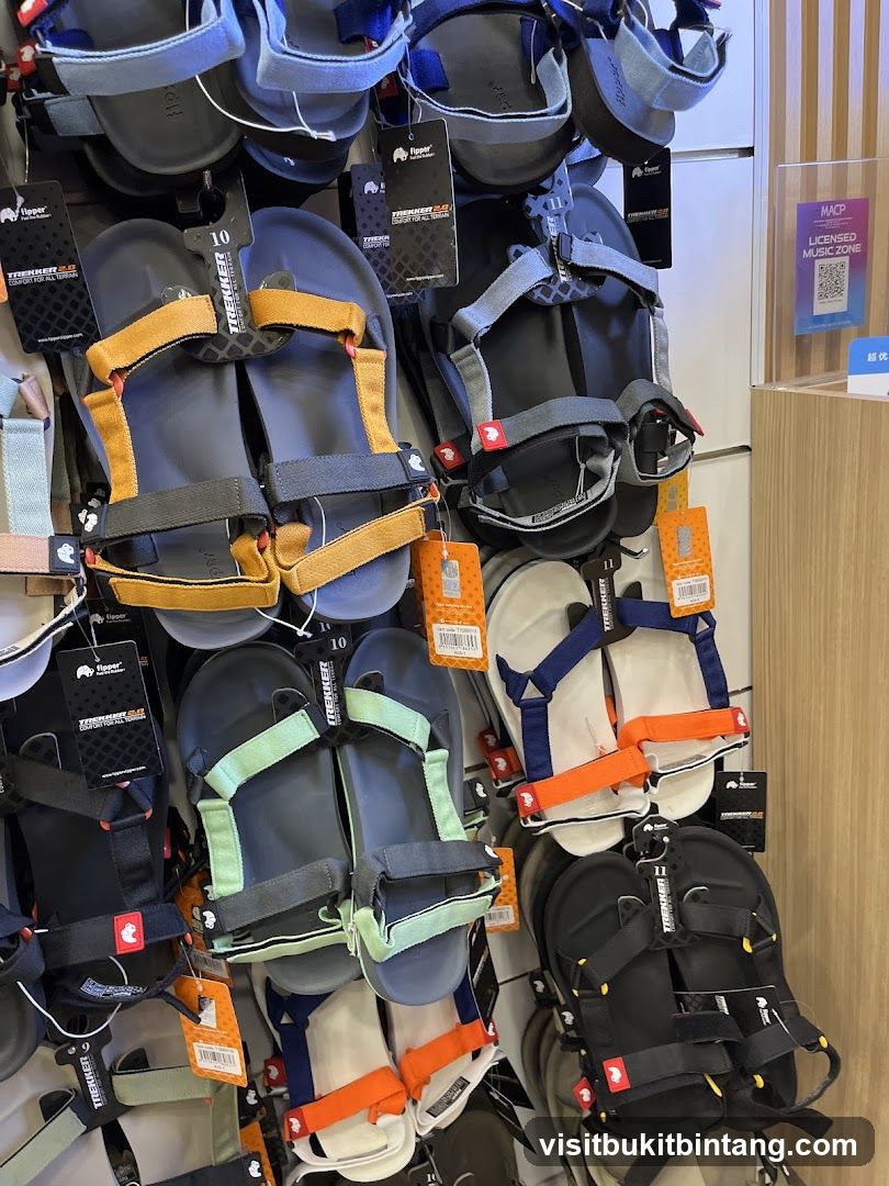 Sandals Display