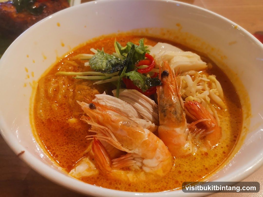 Laksa with Prawns
