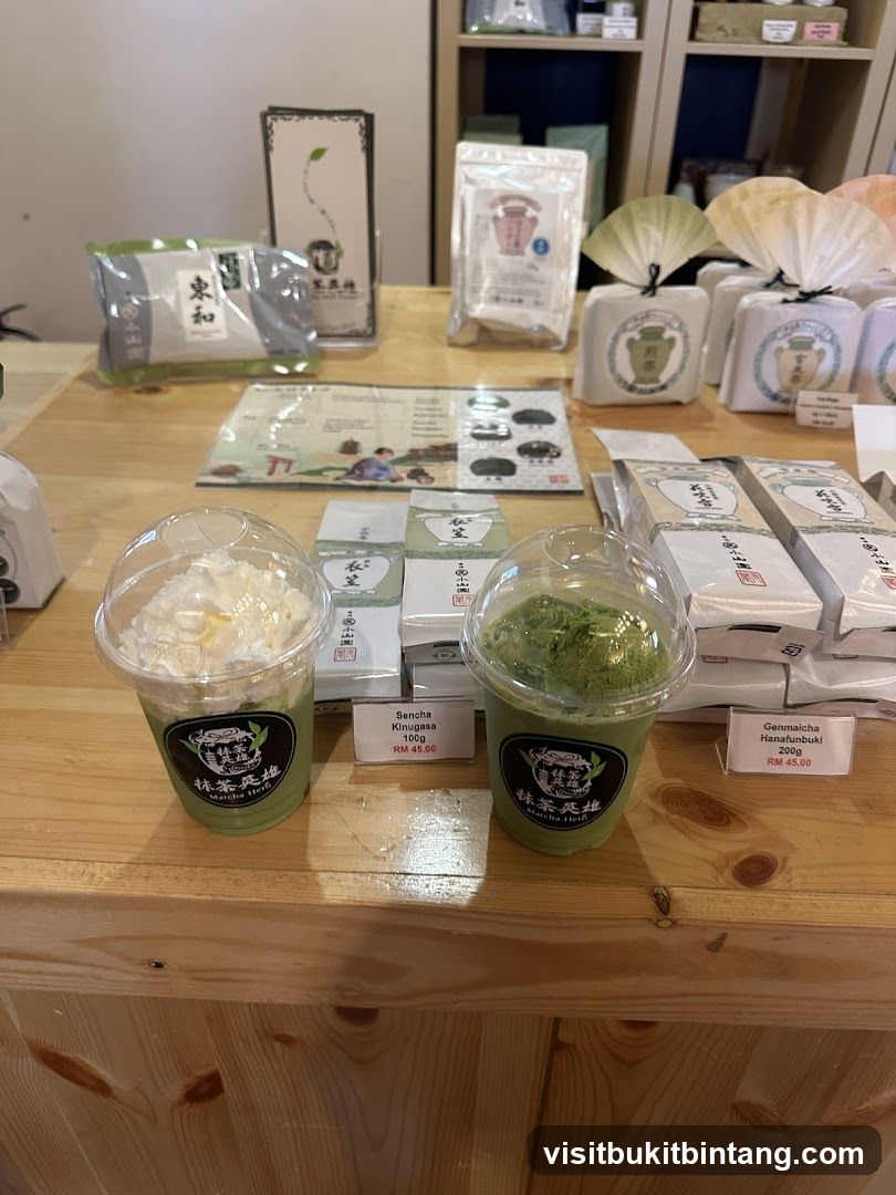 Matcha Drinks and Products
