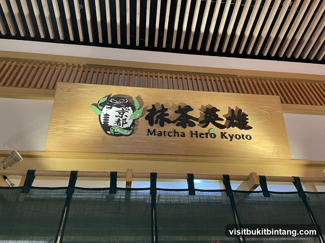 Matcha Hero Kyoto Sign