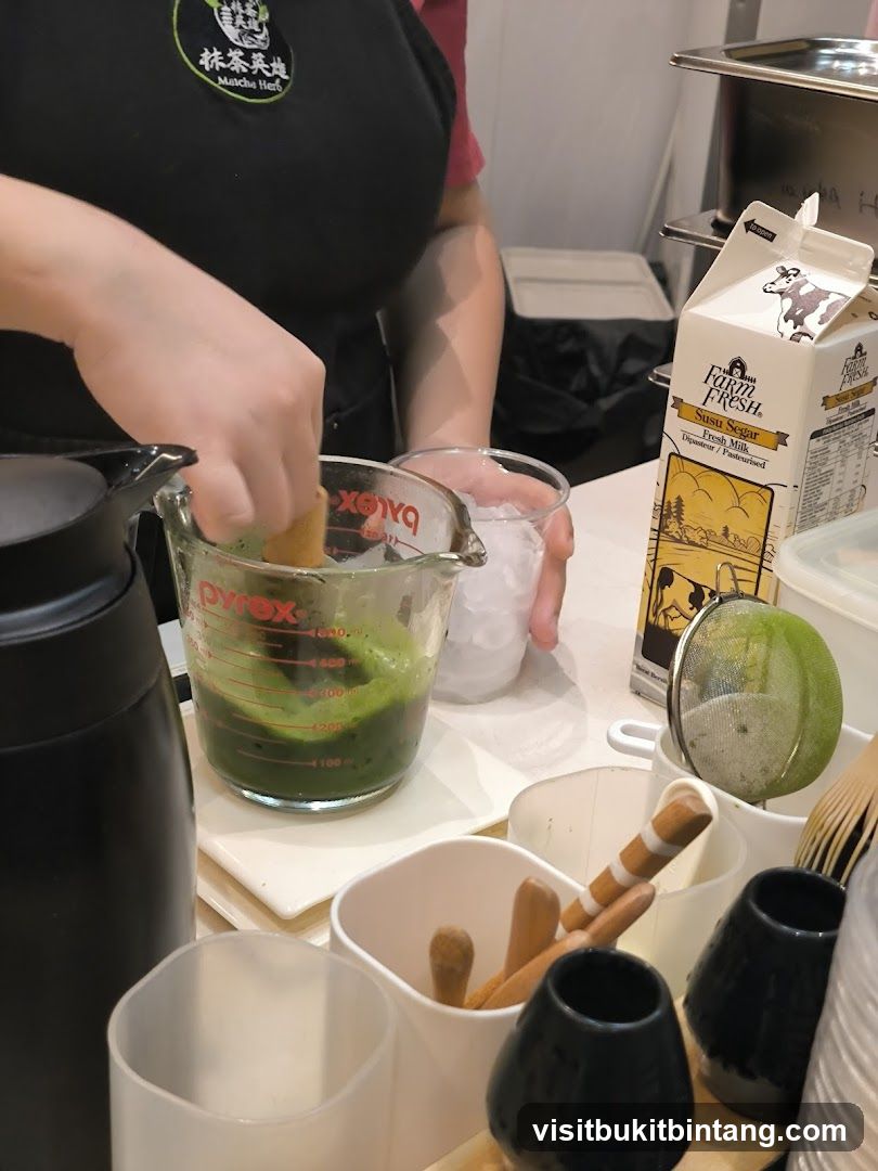 Matcha preparation