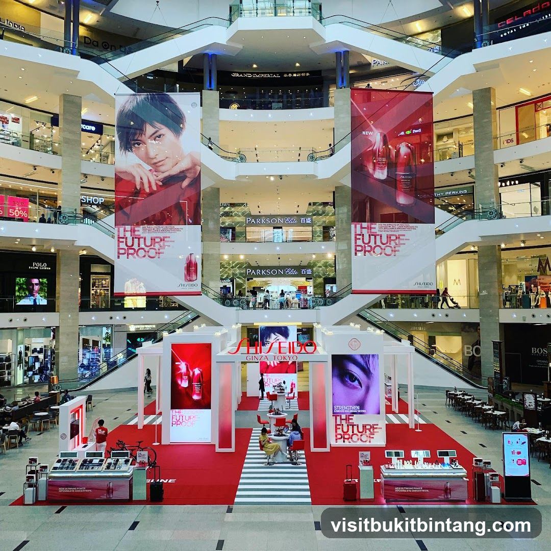 Shiseido Pop-Up Store in a Mall