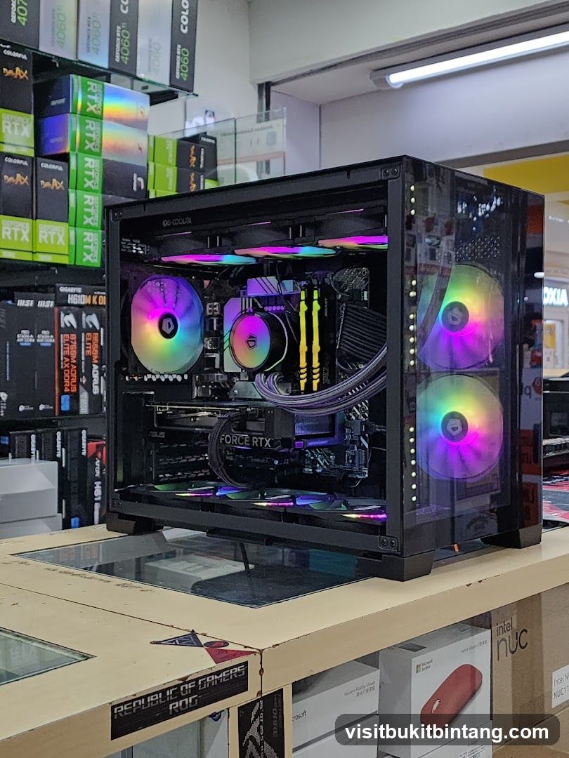 Custom PC Build with RGB Lighting