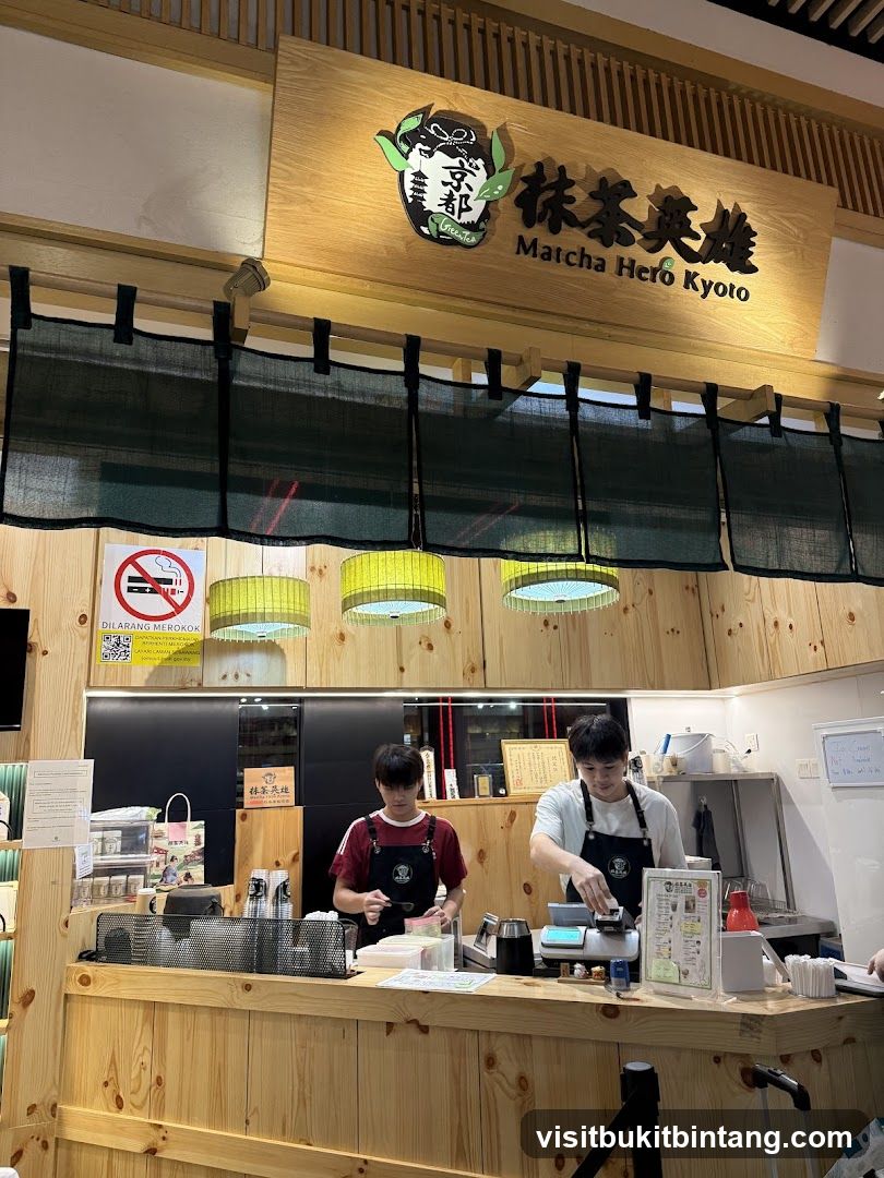 Matcha Hero Kyoto Counter