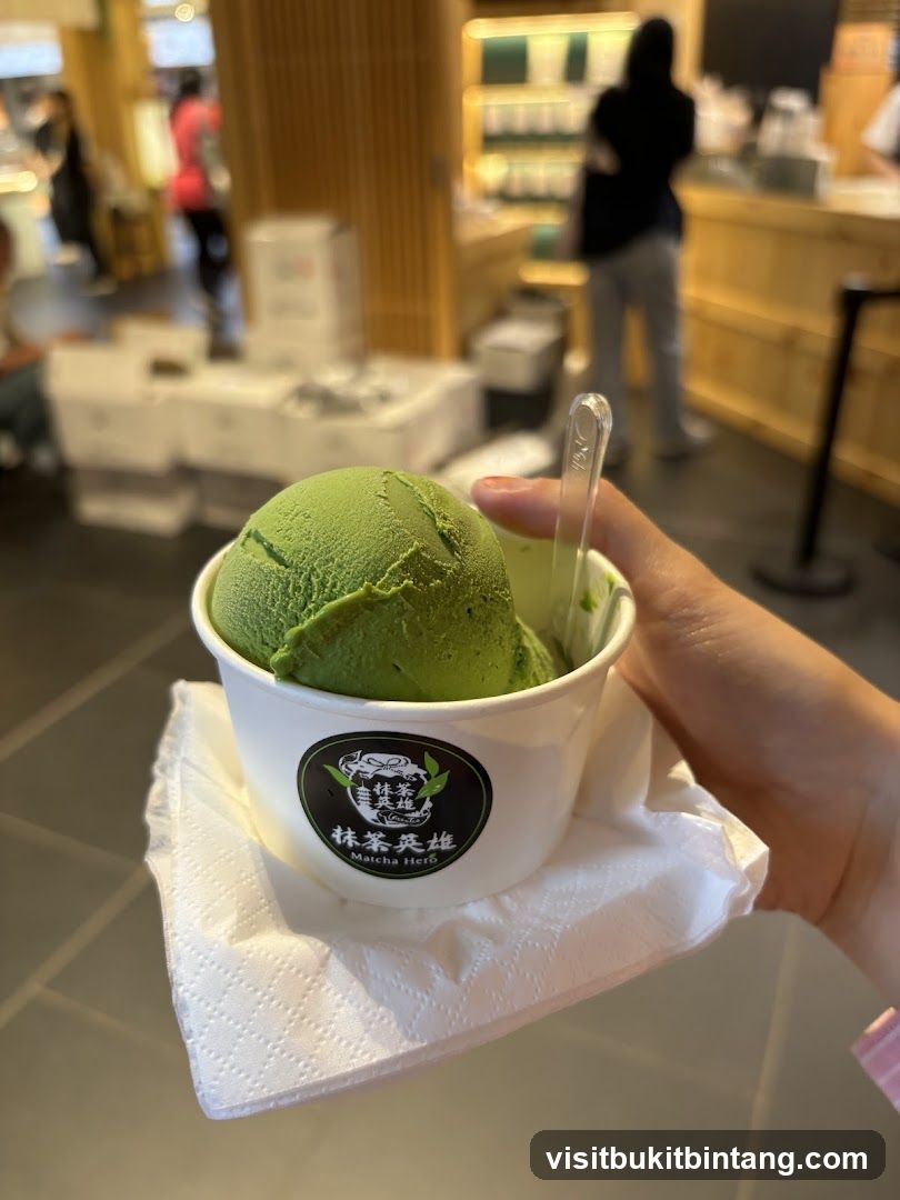 Matcha Ice Cream Cup