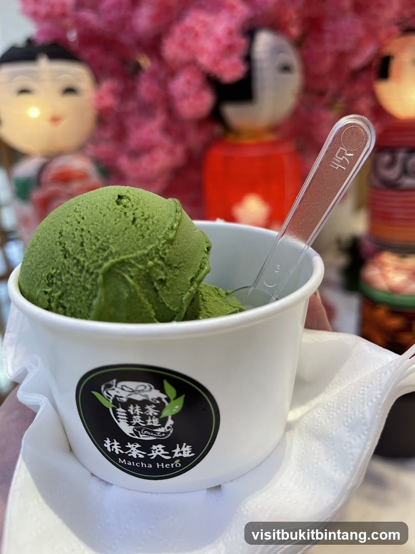 Matcha Ice Cream Cup
