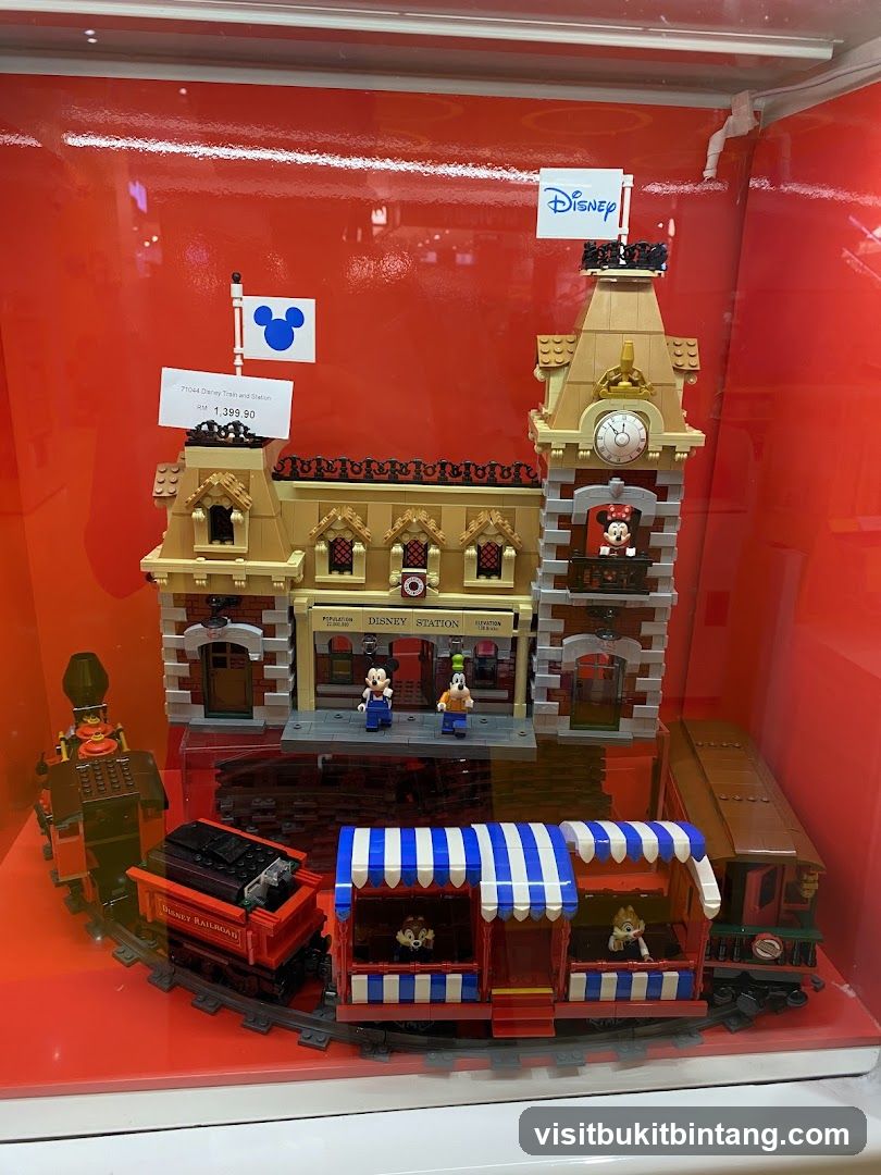 Disney Train and Station Lego Set