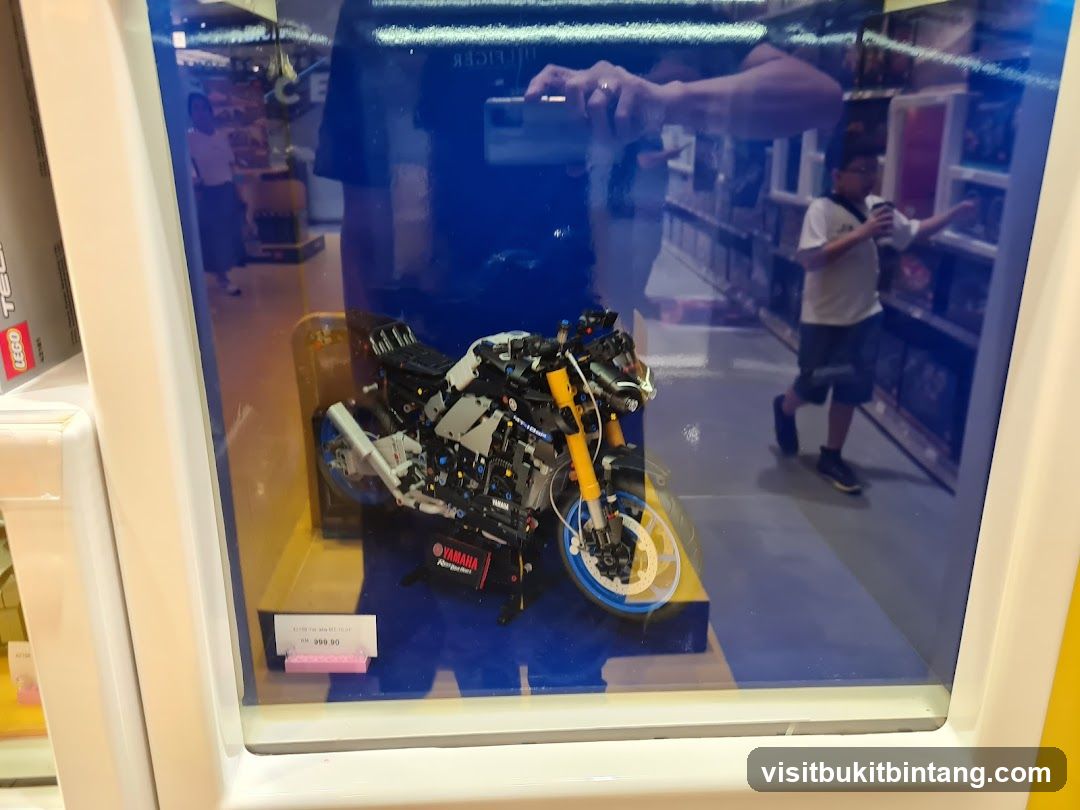 LEGO Technic Yamaha Motorcycle Display