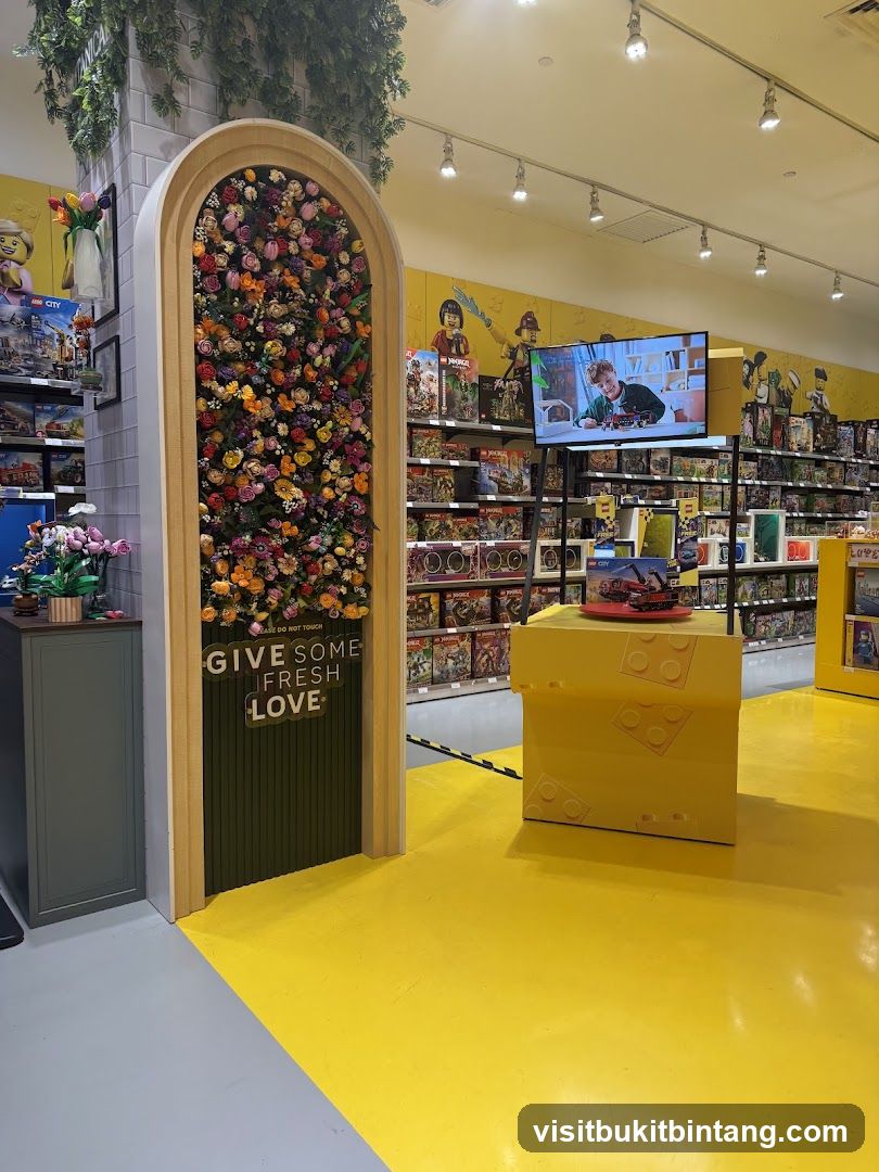 Interior of a toy store