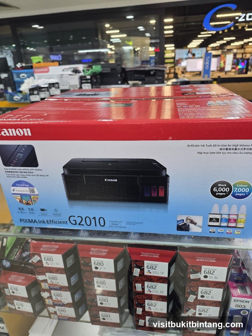 Canon Printer Box and Ink Cartridges