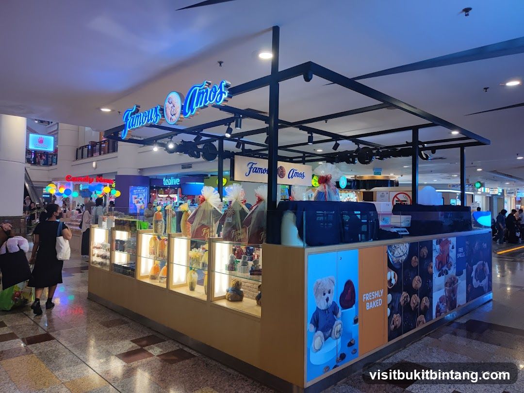 Famous Amos Cookie Stall
