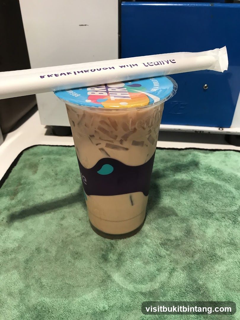 Iced Milk Tea with Jelly