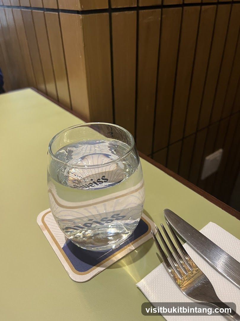 Table Setting with Water