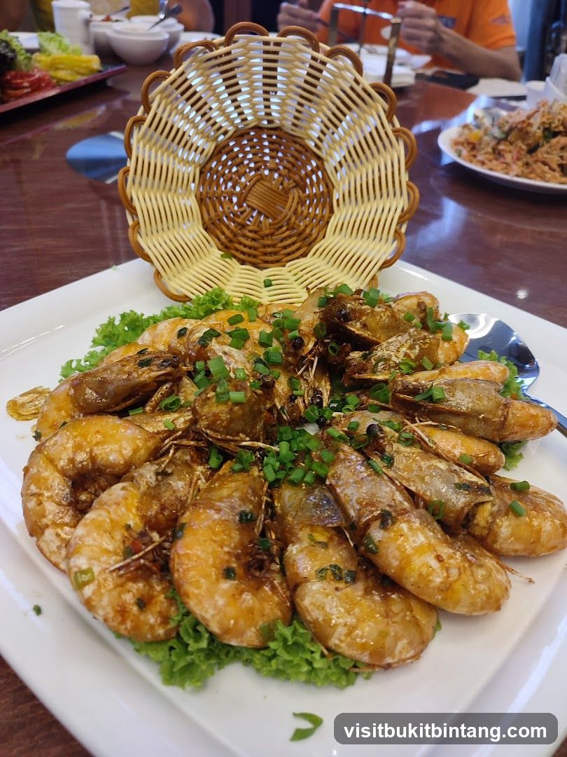 Plate of Fried Shrimp